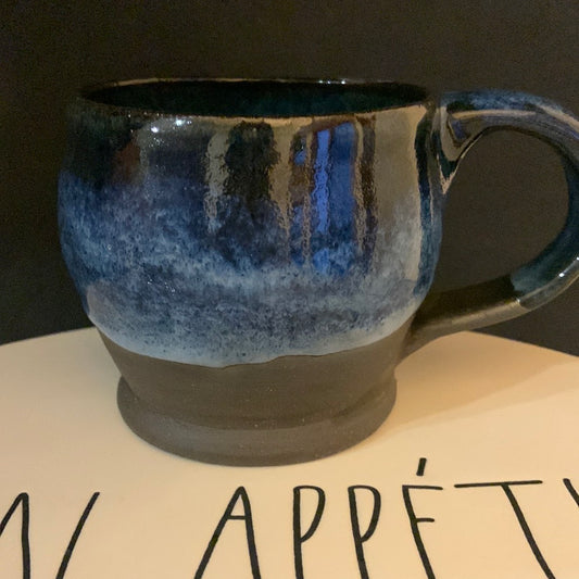 Dark Flowing Blues Mug