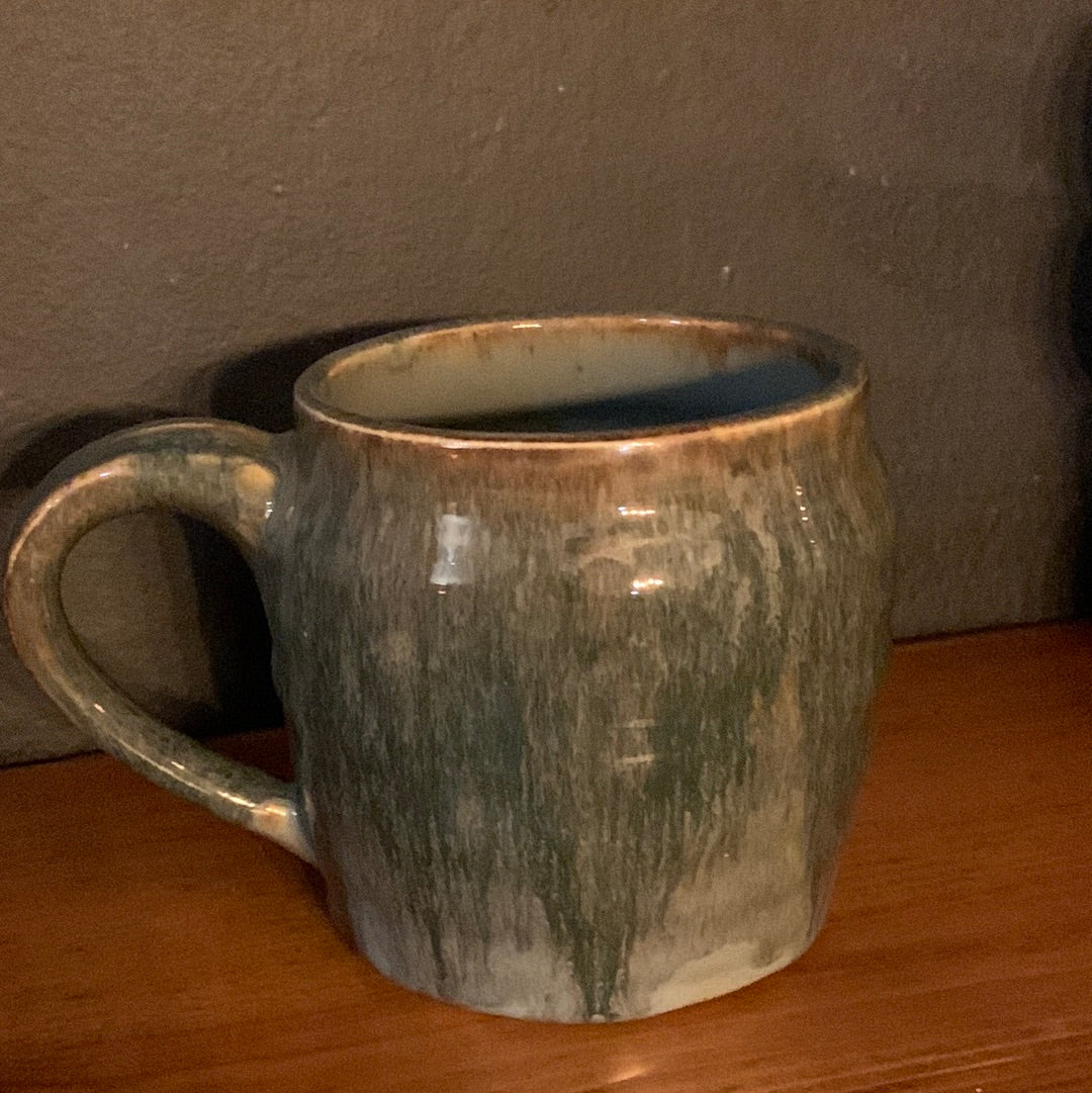 Cascading Green & Blue Mug