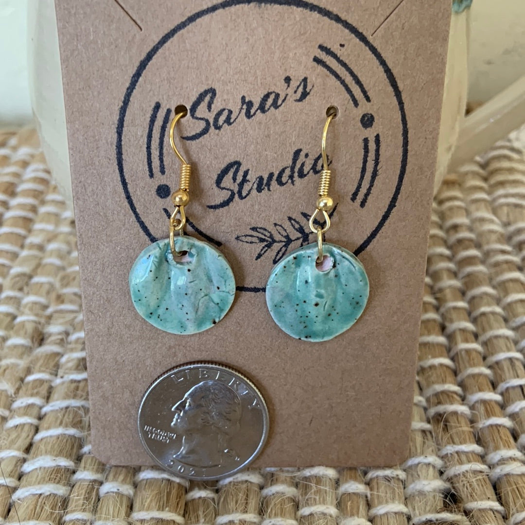 Aqua Blue/Green Earrings