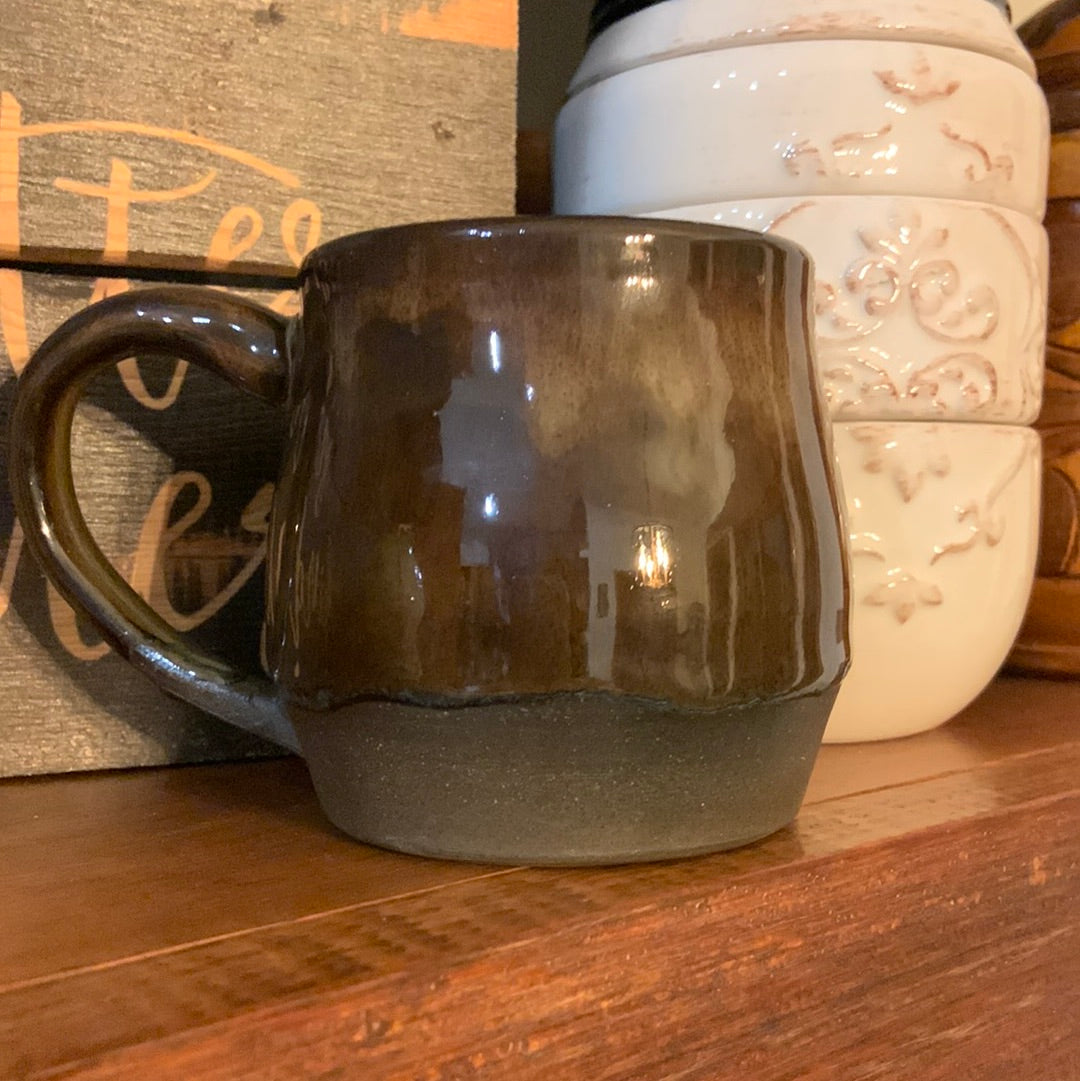 Dark Chestnut Glossy Mug