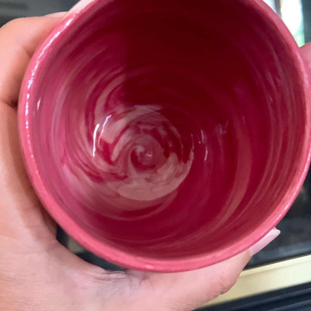 Rare Red Marbled Mug