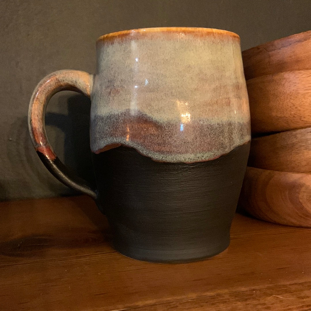 Hazy Glazed Black Mug