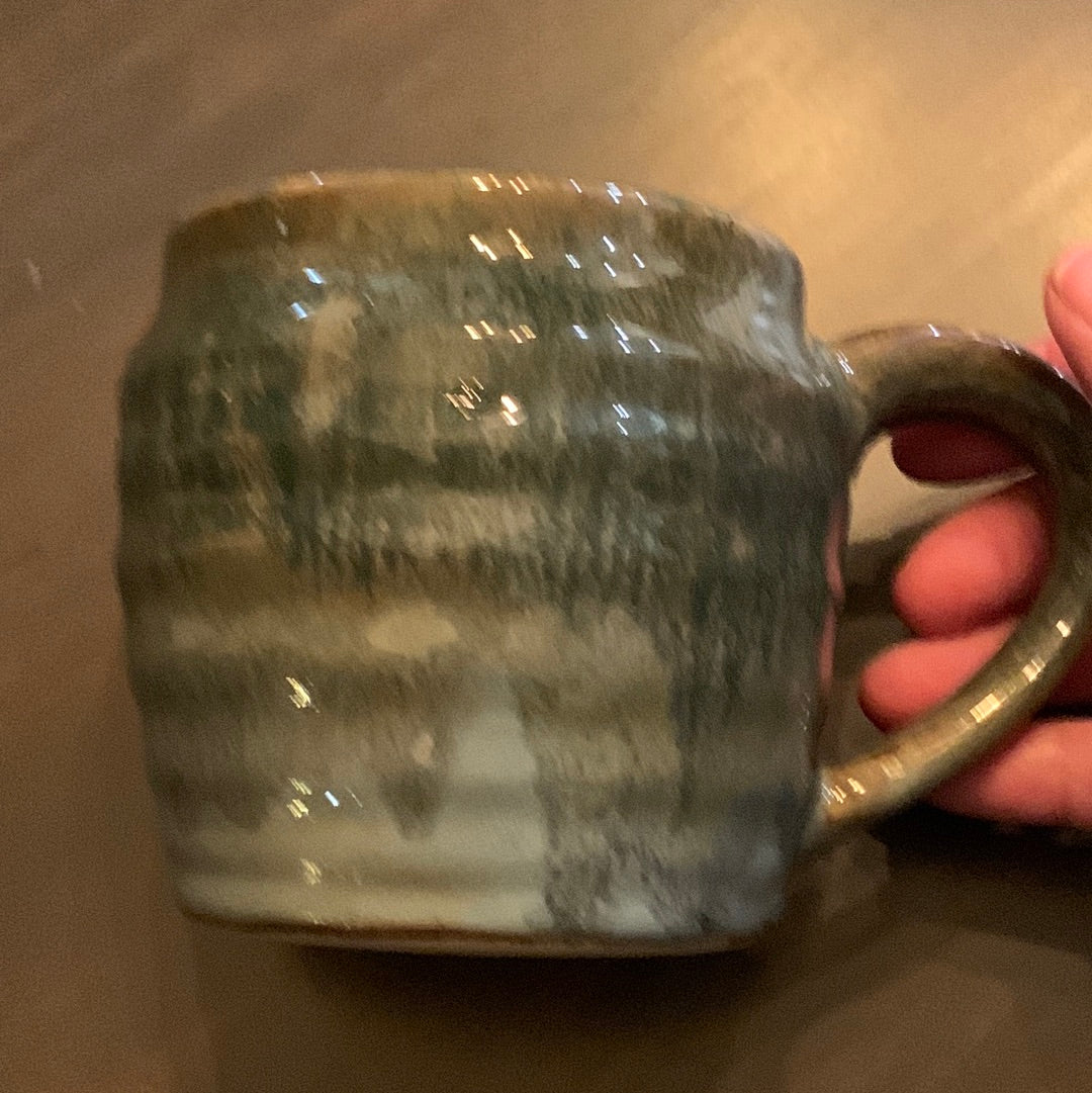 Cascading Green & Blue Mug