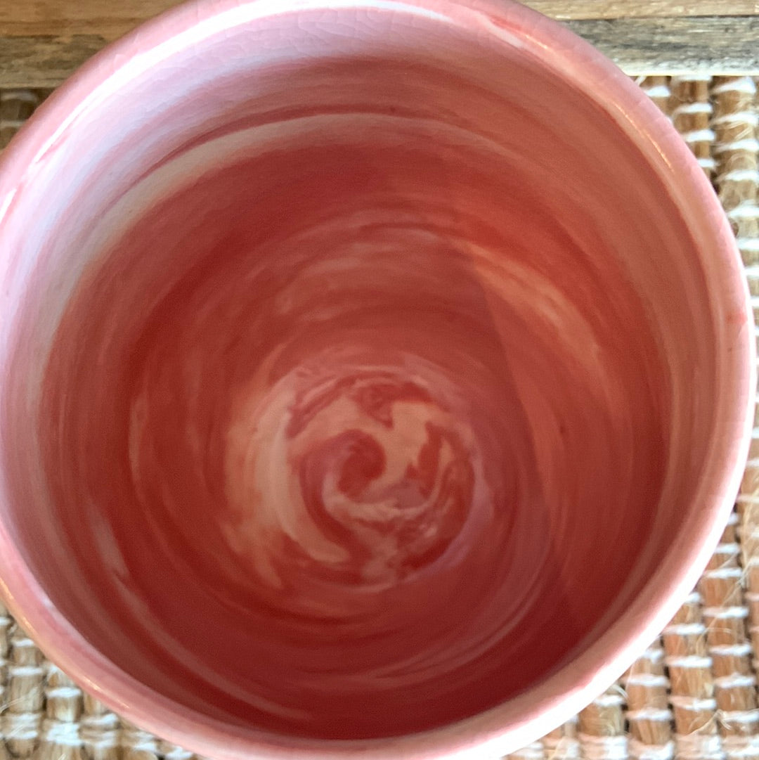 Marbled Pink Dragonfly Mug