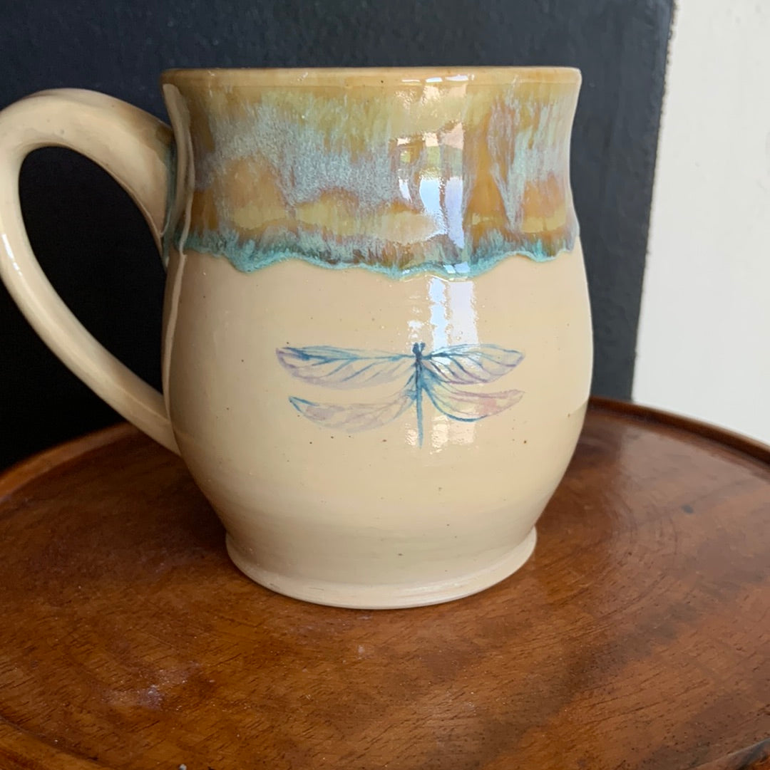 Dragonfly Glaze-Melting Mug