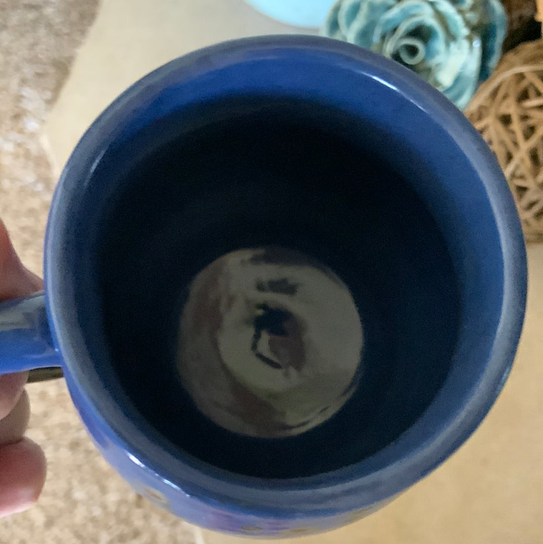 Hand-Painted Field of Flowers Mug