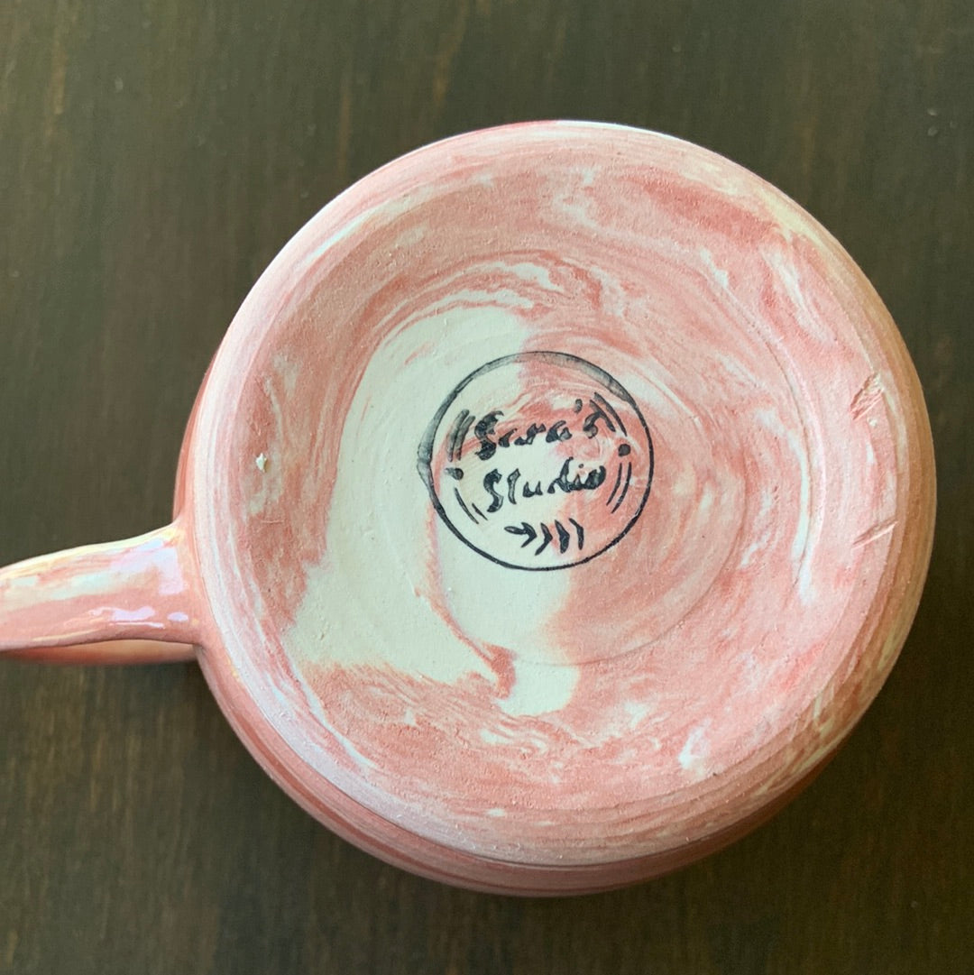 Marbled Reds & Pinks Mug