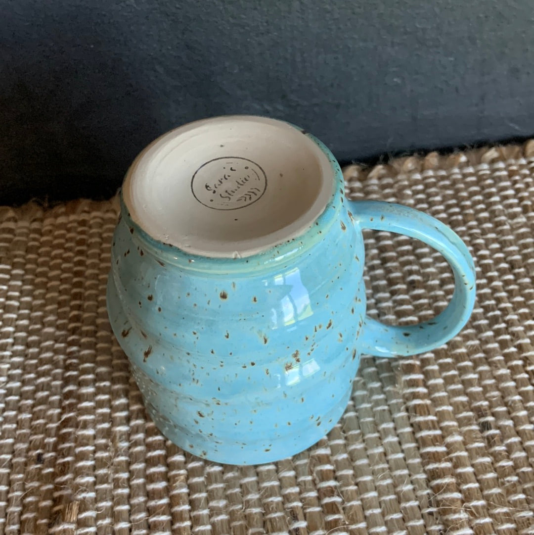 Speckled Blue Slouchy Mug