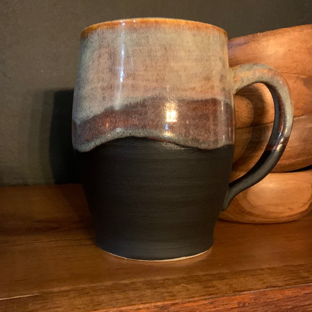 Hazy Glazed Black Mug